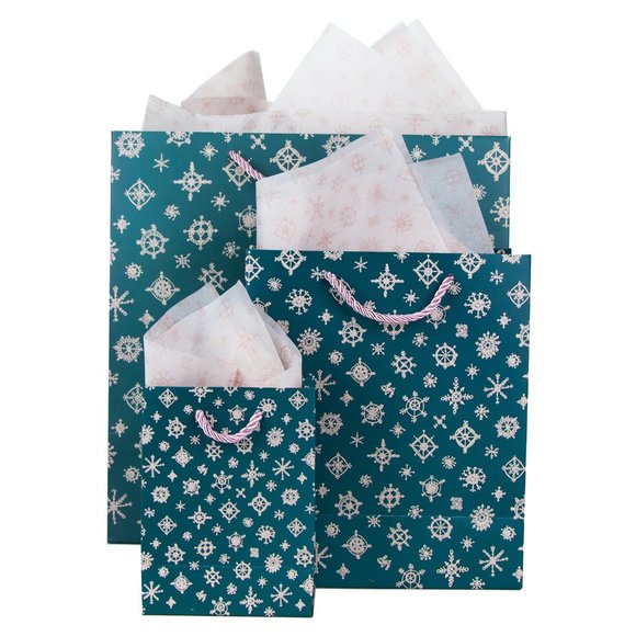 Gift Bags Set with Tissue Paper & Greeting Cards - Picture 7 of 7
